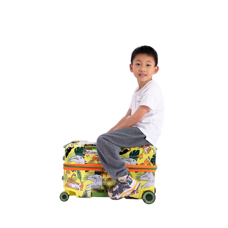Trunkryder – Kinder-Trolley mit Rollen (Dschungeltiere)