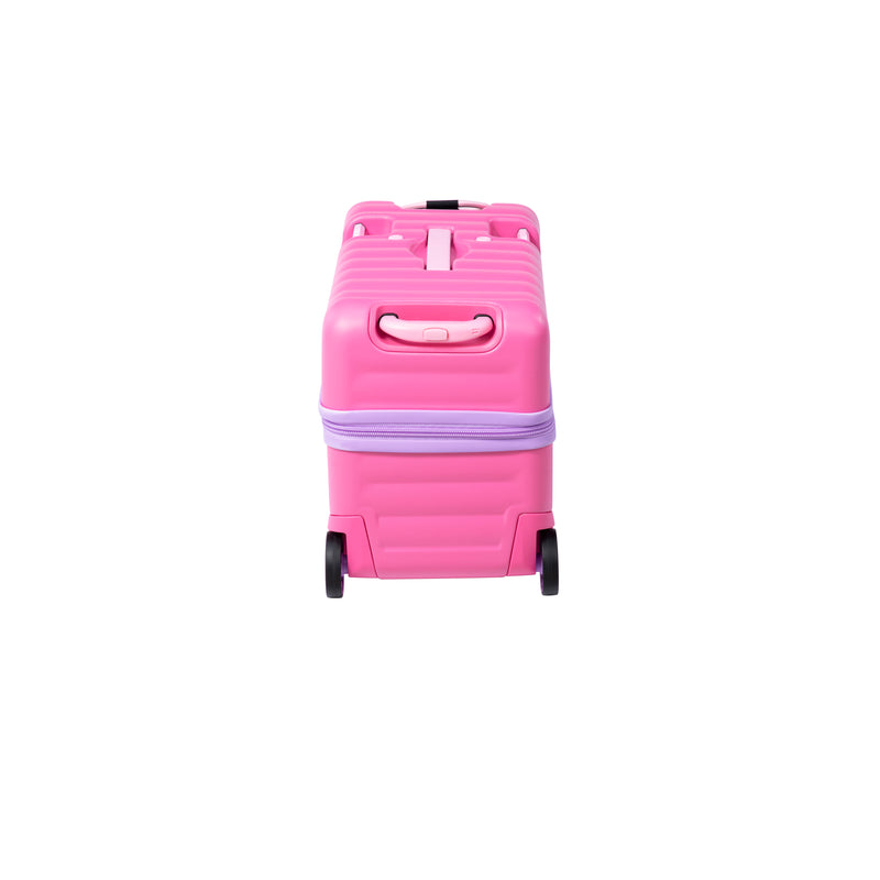 Trunkryder - Valise à roulettes enfant (Rose azalée)