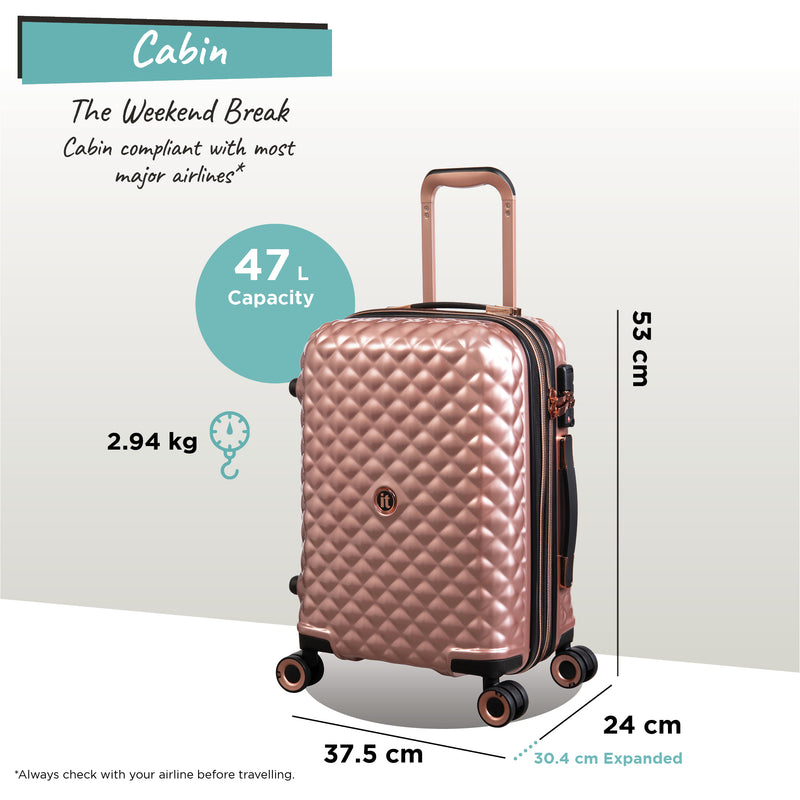 Glitzy - Cabin (Metallic Rose Gold)