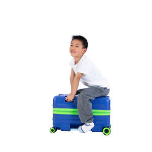 Trunkryder - Kids Ride-On Suitcase (True Blue)