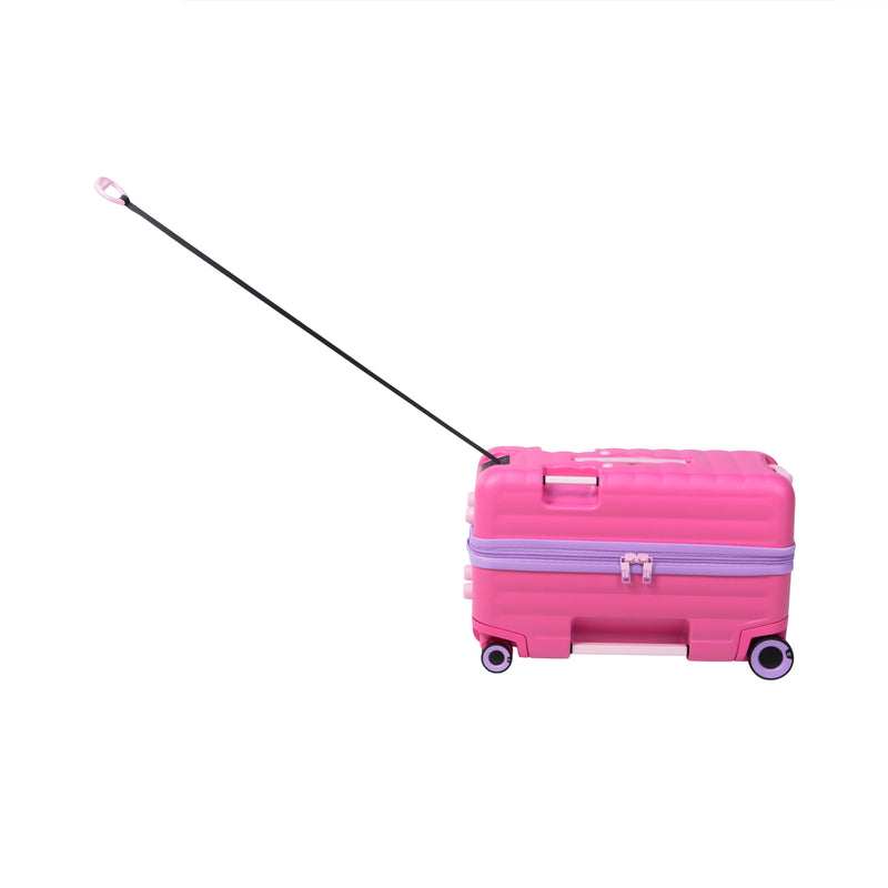 Trunkryder - Kids Ride-On Suitcase (Azalea Pink)