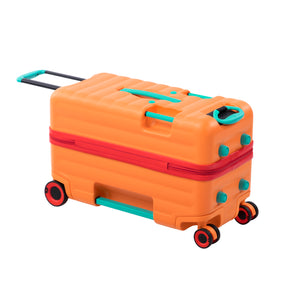 Trunkryder - Kids Ride-On Suitcase (Blazing Orange)