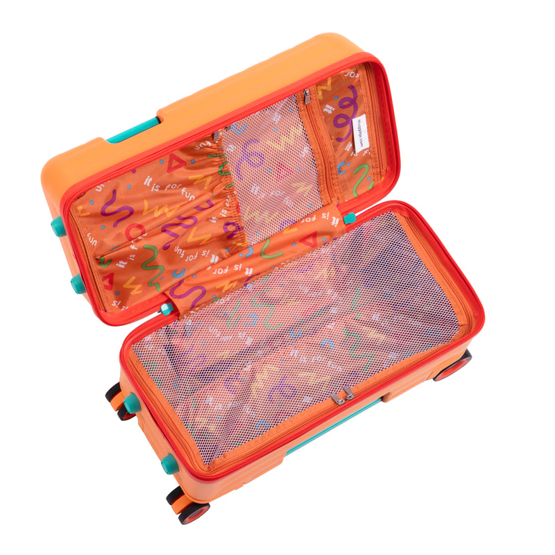 Trunkryder - Kids Ride-On Suitcase (Blazing Orange)