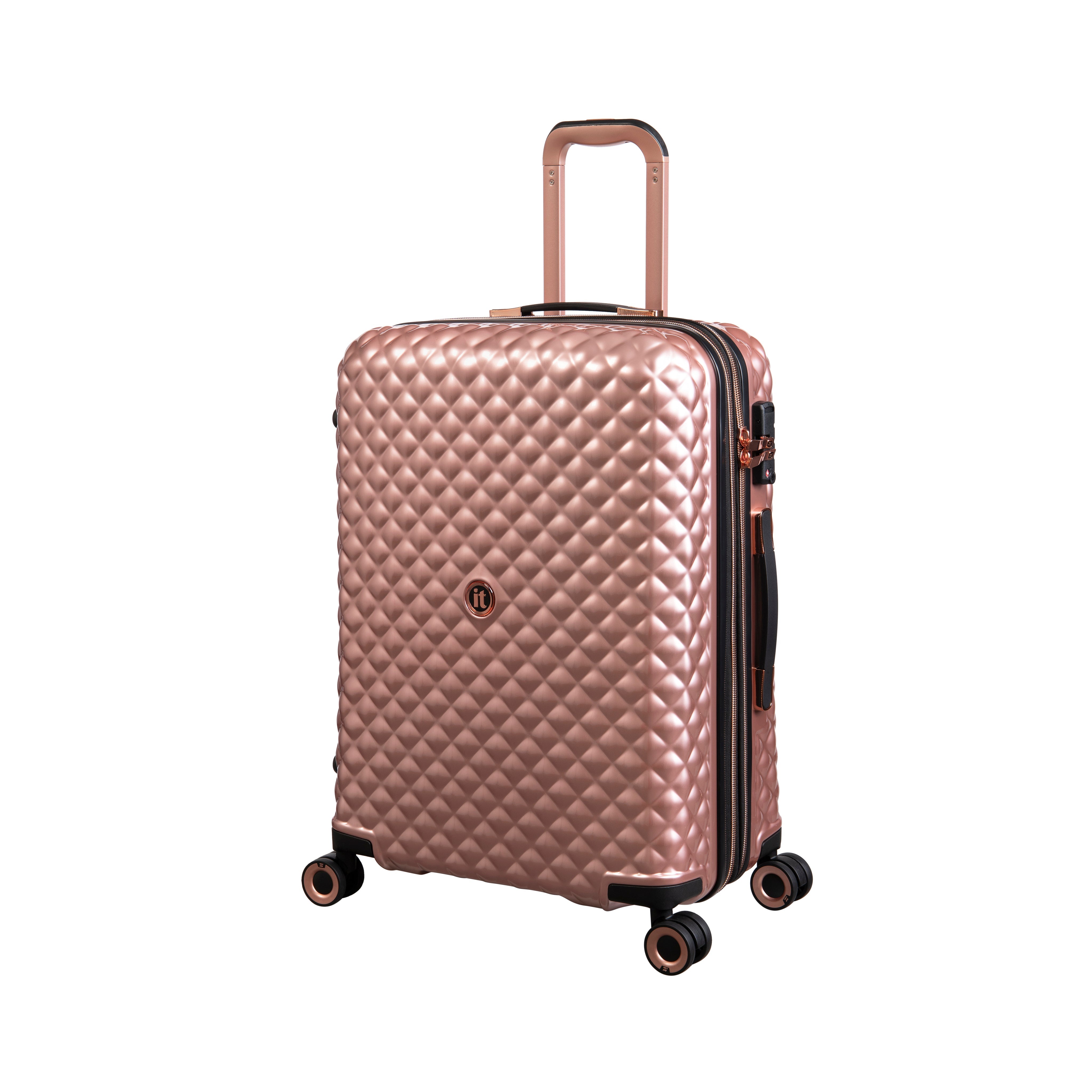 It luggage rose gold floral hot sale