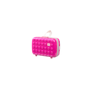 Bobble Bloc - Trousse de voyage portable pour enfants (Rose framboise)