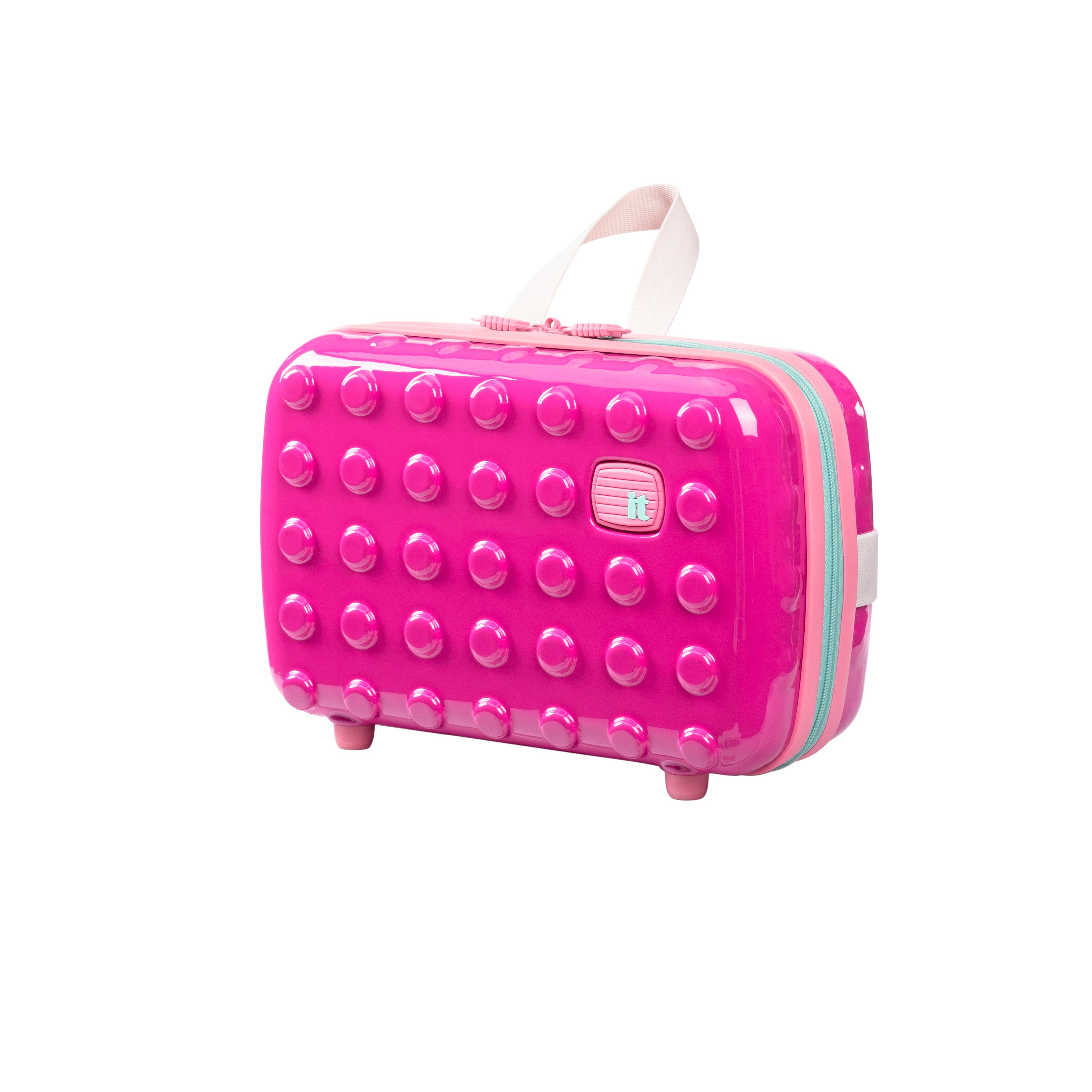 Bobble Set it Luggage | Bobble Bloc - Kids 2pc Set in Raspberry Rose
