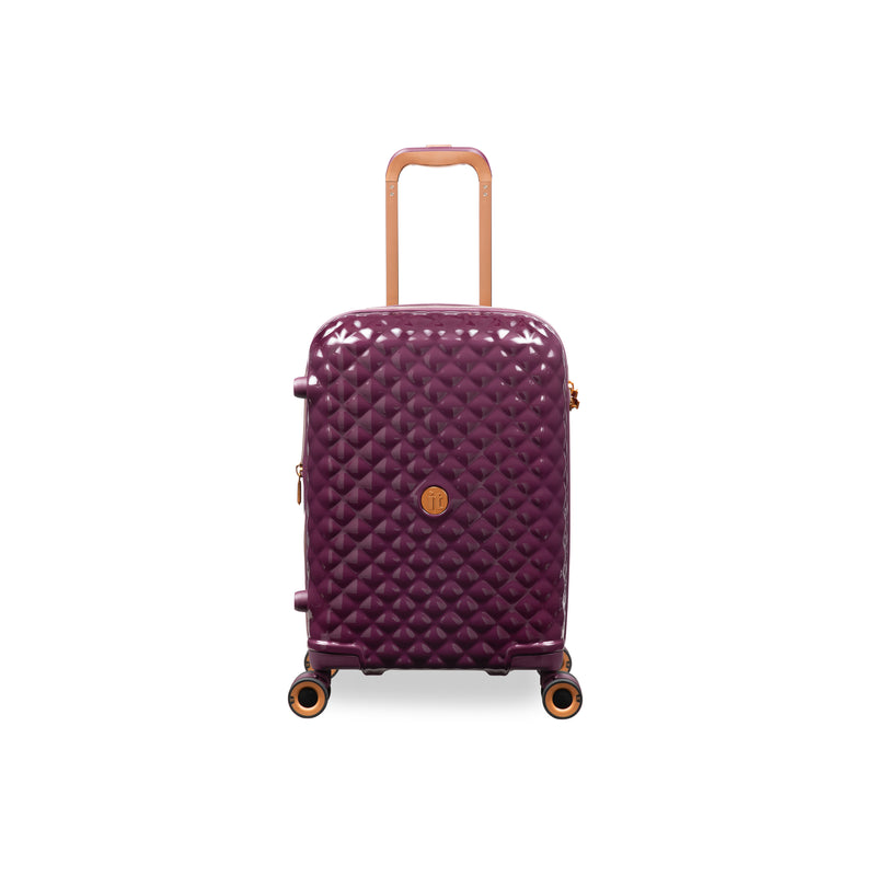 Glitzy - 3-teiliges Kofferset (Dark Cherry)
